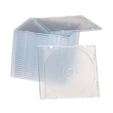 200 New single Slim Clear CD/DVD/VCD Jewel Cases Storage Boxes 5.2mm picture