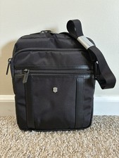 RARE Victorinox Swiss Army Werks Professional Crossbody Tablet Bag 6L - Black picture