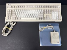 Vintage Sun Microsystems Keyboard 3 Button Mouse & Pad Set Tested Working, *1 picture