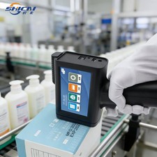 12.7mm Handheld Inkjet Marking Machine for Shipping Label Date Code picture