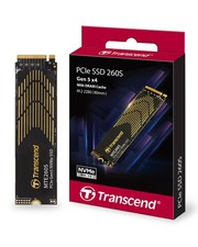Transcend MTE260 1TB Gen5 SSD with Heatsink, Up to 14,000MB/s, 1TB, Black picture