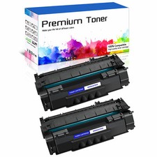 2PK Q7553A 53A Toner Cartridge For HP Laserjet P2015x P2015dn M2727nfs Printer picture