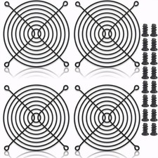 4Pcs 140Mm Fan Grill Guard Black with Screws picture