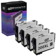 4PK Reman T200XL120 for EPSON 200XL Black Ink Cartridge Workforce WF-2520 XP-400 picture