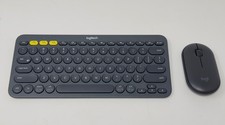 Logitech K380 Multi-device Bluetooth Keyboard and Logitech Pebble M350 Mouse picture