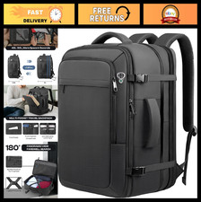 Extra Large 40L-50L Travel Backpack, TSA Approved, Water Resistant, Expandable f picture