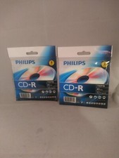Philips 3 Disc Pack CD-R 700 MB 80 Minutes 52 X Speed SEALED 2x picture