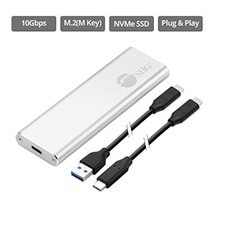 Siig JUSA0W11S1 USB 3.1 Type-C M.2 Enclosure Silver 2TB picture