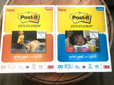 NEW Post-it Picture Paper 40 total Sheets Semi Gloss And One Matte Non-Glare picture