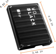 WD - P10 5TB External USB 3.2 Portable Hard Drive - Black picture