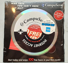 NEW SEALED CompuServe Version 4.0 Vintage Internet Access Sign Up 1998 CD picture