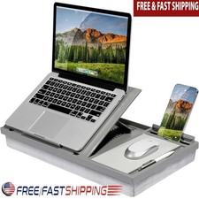 Ergo Pro Adjustable Lap Desk W/ Microbead Cushion & Built-In Mouse Pad New picture