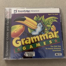 Scholastic Clubs And Fair CD-ROM Computer Grammar Games Knowledge Adventure Kids picture