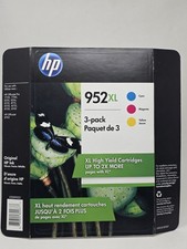 HP 952XL Genuine Original High Yield Ink Cartridges 3-Pack C/M/Y Exp Dec 2022 picture