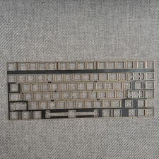 Womier RD75 Pro ANSI Keyboard Positioning FR4 Plate - Black and Gold picture