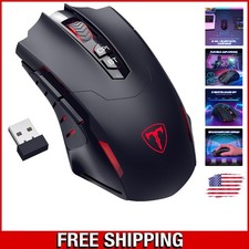 High-Performance PC400 Gaming Mouse - 8000 DPI Wireless, Auto Sleep Feature picture