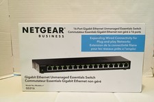 New NETGEAR GS316-311NAS 16-Port Gigabit Ethernet Unmanaged Network Switch picture
