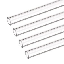 4 x PETG Tubing Hard 10mm ID 14mm OD 50cm Length High Transparent Clear picture