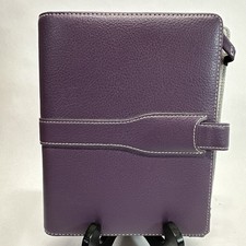 Rare M-Edge Purple Leather Case for Sony Reader Kindle Kobo w/ Reading Light picture