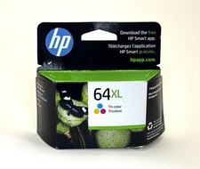HP 64XL Tri-Color High-Yield Ink Cartridge Genuine - N9J91AN picture
