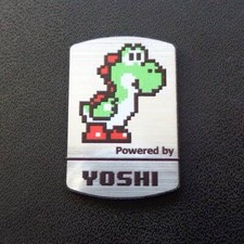 Super Mario Yoshi 8-bit NES Nintendo Logo Label Decal Case Sticker Badge [429e] picture