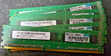 Lot of 6 Genuine HP 2GB DDR3 ECC Registered PC3L-10600E Server Memory Modules picture