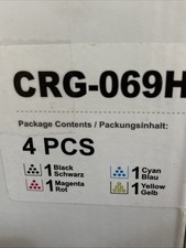 NIOB CRG 069H CANON COMPATIBLE 4 Pcs BLACK CYAN MAGENTA YELLOW picture