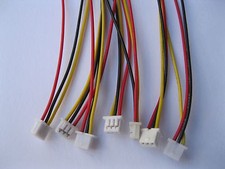 50 pcs 1.25mm Pitch 3 Pin Female Connector with 28AWG 150mm Leads Cable New picture
