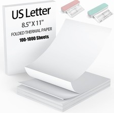 100-1000Sheets Thermal Printer Paper 8.5 X 11 Inch US Letter Size Thermal Paper picture