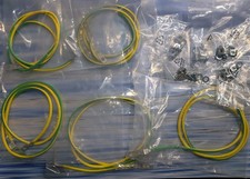 Lot of 5 ADVA Topass 4059753001 F8 Server Rack Grounding Kits 10 AWG Wire... picture