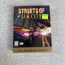 Vintage Streets of SimCity PC Game CD-ROM New Sealed Maxis Electronic Arts 1997 picture