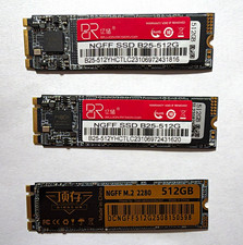 Billion Reservoir NGFF SSD B25-512G 512GB M.2 2280 Internal SSD Lot of 3 picture