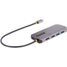 StarTech 6-in-1 USB-C Hub, 4K HDMI HDR10, 3X USB-A 5Gbps, GbE, 100W picture