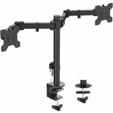 VIVO Full Motion Dual VESA Monitor Desk Mount Double Arm Joint Screens up to 34