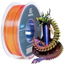 GEEETECH Silky PLA Filament 1,75mm 1KG Red+Yellow+Blue 3in1 Silk Gradient Colour picture