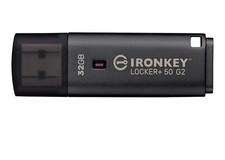 Kingston Technology IronKey 32GB Locker Plus 50 G2, FIPS 197, AES-256 picture