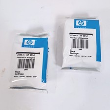 Genuine Factory Sealed HP 901XL CC654A Black Ink Cartridge - NEW Lot of 2 Two picture