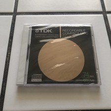 TDK CD-R74 Recordable Compact Discs 650MB 74 Min Brand New Sealed Fast Shipping picture