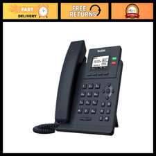 Corded IP Phone - Wall Mountable, Classic Gray, VoIP, HD Audio, Easy Setup picture