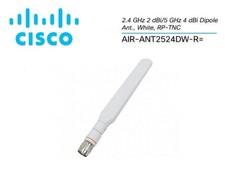 Cisco AIR-ANT2524DW-R Aironet Dual Band Wi-Fi Antenna | 2 dBi / 4 dBi | RP-TNC picture