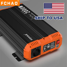 FCHAO 2000W/2500W/3000W 12V to 220V 230V 50Hz Car Inverter Pure Sine Wave DC-AC  picture
