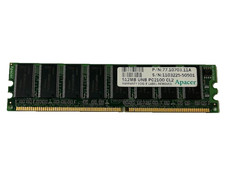 Apacer 512MB DDR1 RAM PC2100 266MHz CL2 184‑Pin DIMM Desktop Module 77.10703.11A picture