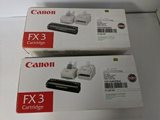 LOT OF 2 CANON FX3 CARTRIDGE 1557A002(BA) H11-6381-900 EXP. 2008/22009 picture