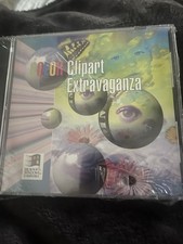 Vintage 1996 Clipart Extravaganza CD ROM New Sealed picture