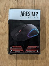 iBuyPower ARESIM2 Optical Gaming Mouse Wired USB RGB Lighting 7 Buttons Black picture
