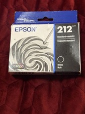 Epson 212 Black Ink Cartridge T212120 Genuine OEM NIB Exp 1/29  picture