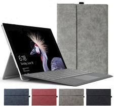 Surface Pro 8 Tablet Case with Pen Holder Waterproof PU Cover Dual Stand picture