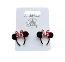 2026 Disney Parks Minnie Mouse Ear Headband Earrings picture