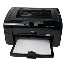 HP LaserJet P1102w USB Wireless Printer Cord & Toner TESTED Working 23K PGS NICE picture