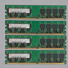 Hynix 4GB (4x1GB) DDR2 DIMM PC2-6400U-666-12 240-Pin HYMP512U64CP8-S6 picture